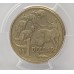 AUSTRALIA 2000 . ONE 1 DOLLAR COIN . ERROR . MULE . STRUCK ON TEN 10 CENTS